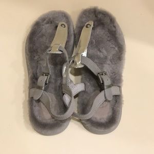 Ugg Lou Lou sheepskin T back sandal